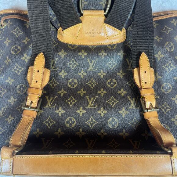 Louis Vuitton Monogram Montsouris GM Leather Drawstring Backpack Academic - Picture 4 of 16
